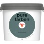 Eimer Alpina Pure Farben Wandfarbe Blaugrün, 2,5 l, matte Innenfarbe.