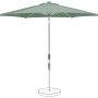Suncomfort Marktschirm Green mit Kurbel, Sonnenschirm für Garten & Balkon.