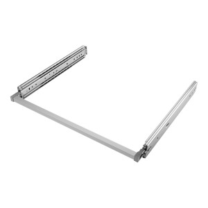 SOTECH VarioSlide Schubladenschienen KV2-200-H76-800 EH 800 mm bis 200 kg Einhandverriegelung Eloxiert für Schubladen ohne Front bis 600 mm Breite