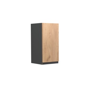 Vicco Hängeschrank R-Line, Küchenschrank in Goldkraft Eiche/Anthrazit, 30 cm breit.