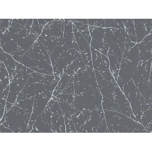 Graue A.S. Creation Vliestapete Elegance 3 mit Struktur und Astmuster.