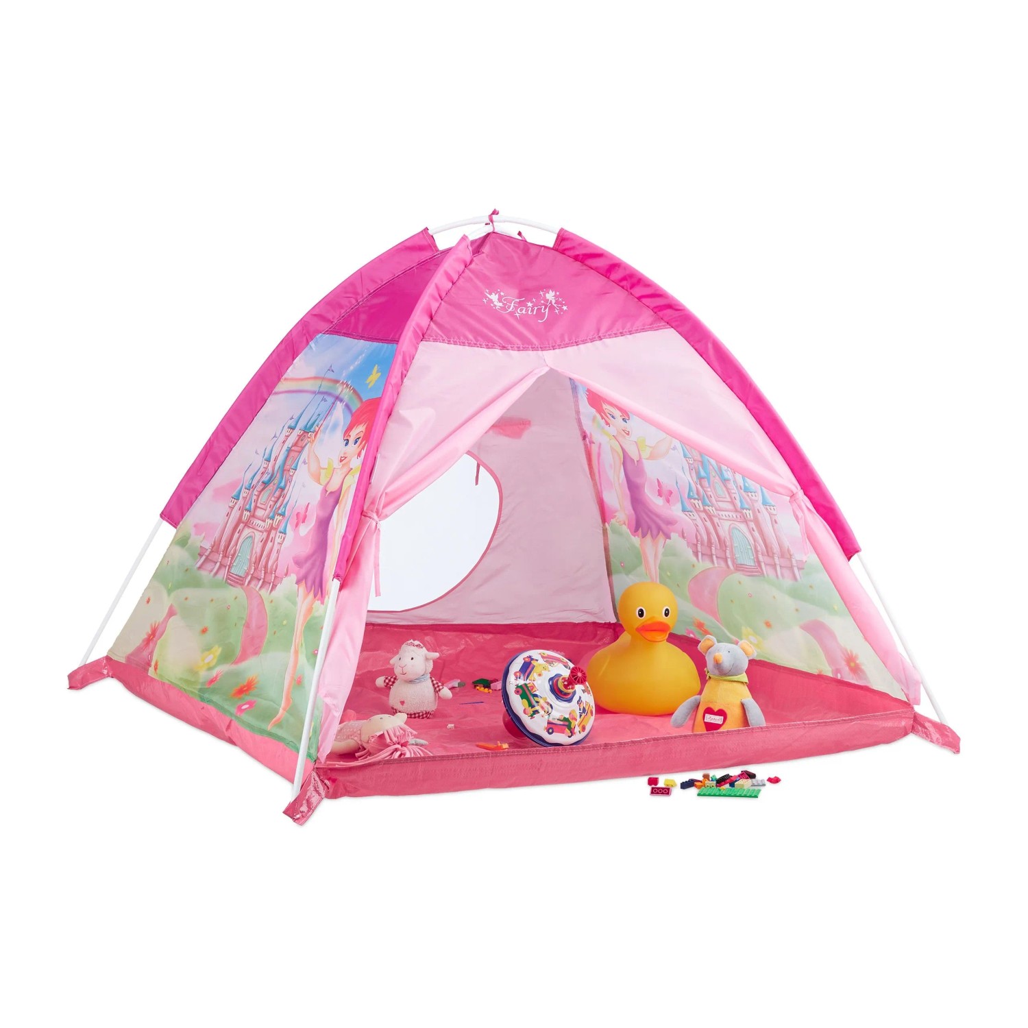 Relaxdays Spielzelt Polyester Pink 90 x 118 x 115 cm 0,6 kg