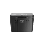 Schwarze Petromax Kühlbox kx50 mit 50 l Volumen für Camping & Outdoor.