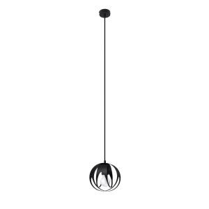 Schwarze Hängeleuchte Tulos 1 von Sollux Lighting, moderne Lampe für Innenräume.