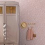 ESTAhome Vliestapete mit Blumenmuster in Altrosa, Vintage-Look für Wohnräume.