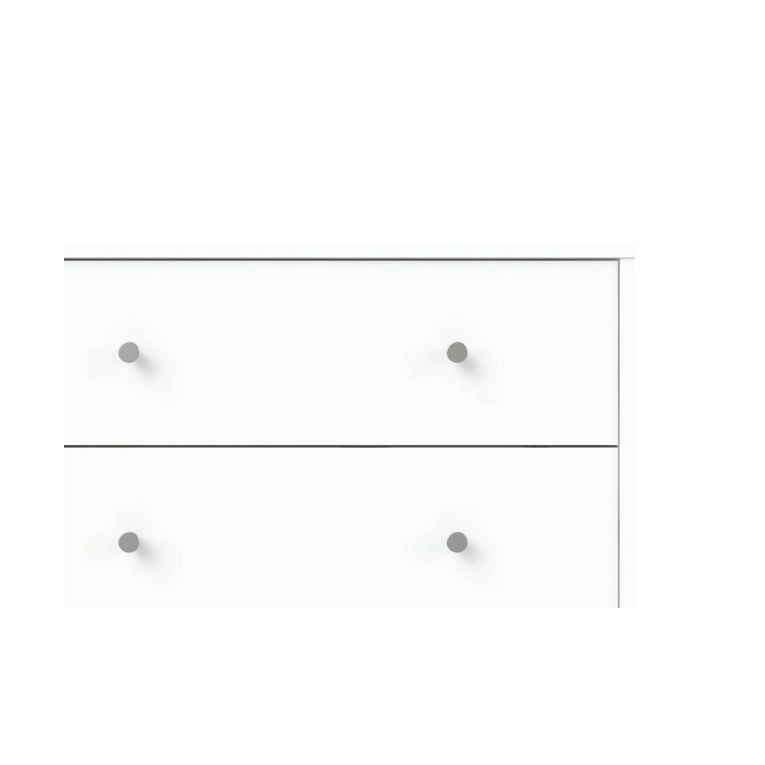 Ebuy24 Maria Kommode mit 3 Schubladen, weiß. Möbel für Schlafzimmer und Wohnraum.