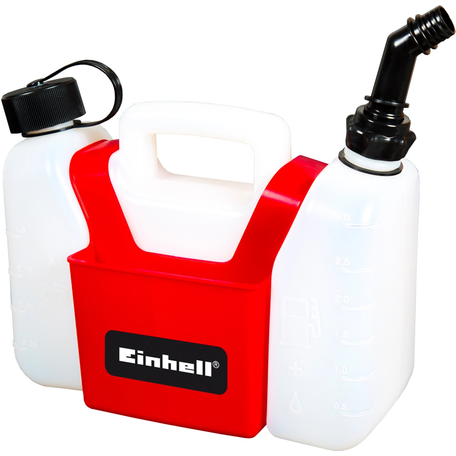 Einhell Kombi-Kanister 1,25 l Öltank, 3 l Benzintank
