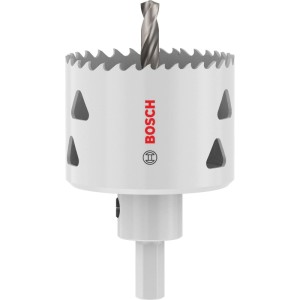 Bosch Lochsäge Multi Material, Ø 57mm, mit Aufsteckhalter. Silberfarben.