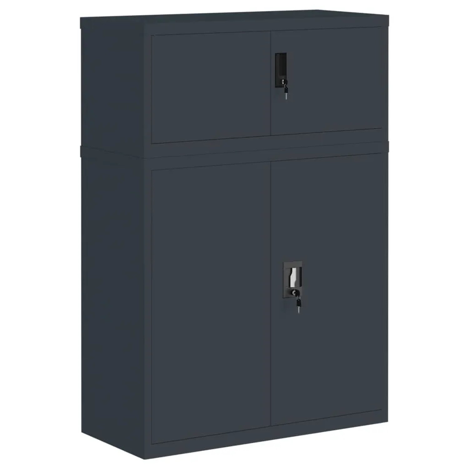 vidaXL Aktenschrank Anthrazit 90x40x130 cm Stahl 3188329