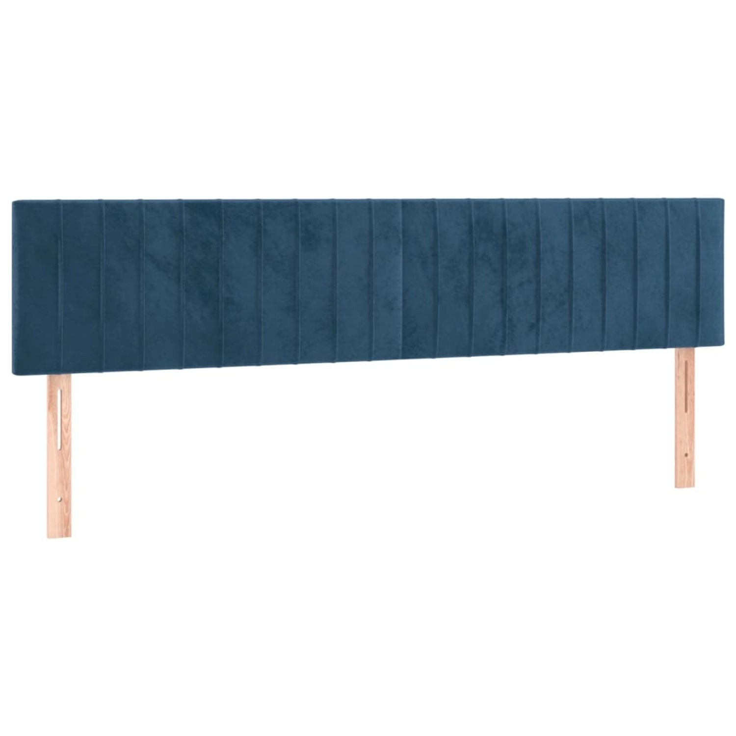 vidaXL LED Kopfteil Dunkelblau 160x5x78/88 cm Samt 3121908