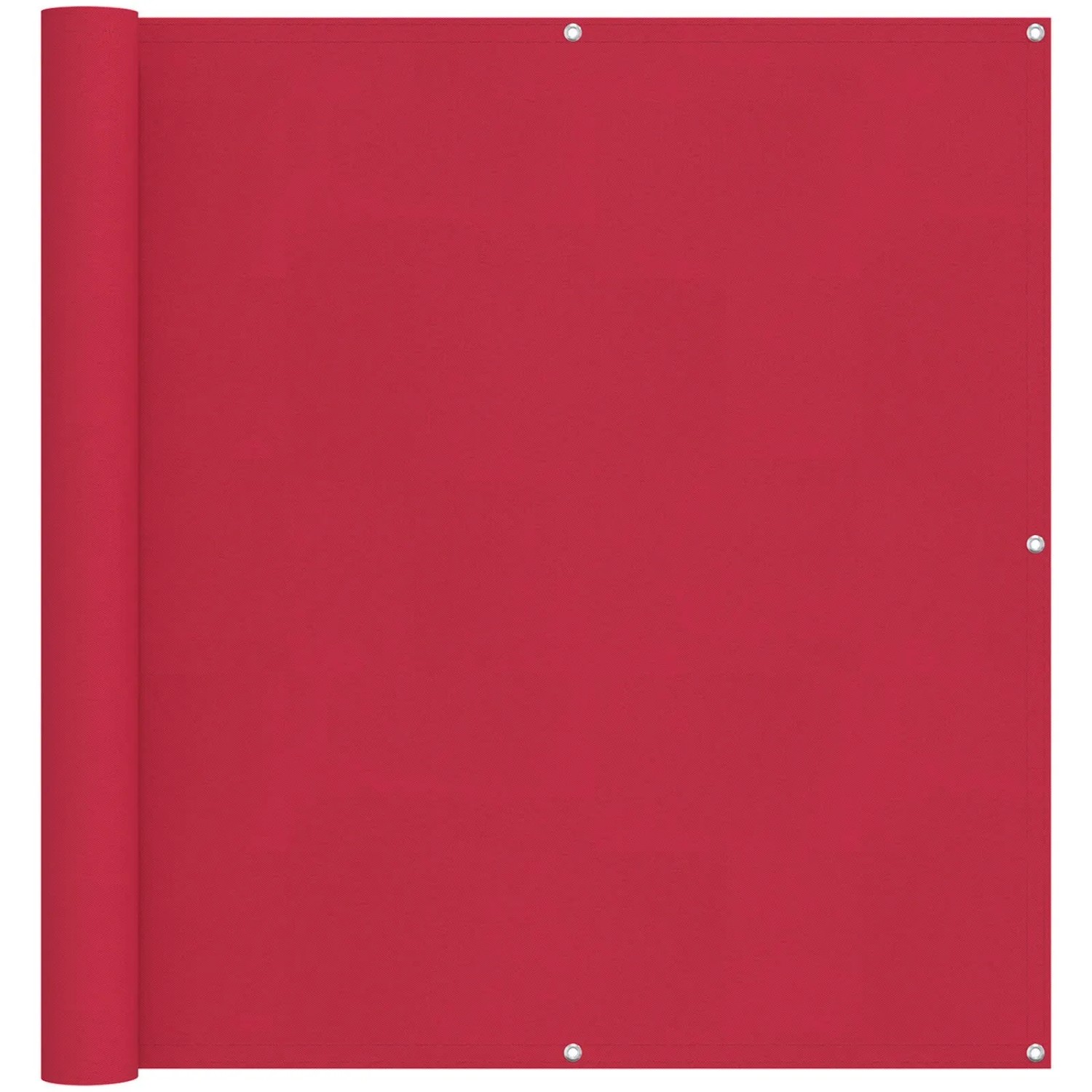 vidaXL Balkonsichtschutz Bordeauxrot 110 x 700 cm Oxford-Stoff 42030913