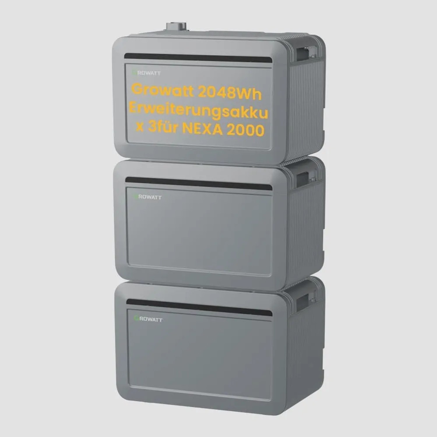 Growatt NEXA 2000 Erweiterungsbatterie 6144 kWh für Balkonkraftwerk LiFePO4 Speichererweiterung IP66