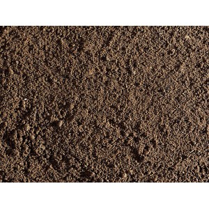 Nahaufnahme: Scherf Rasenerde, braun, Körnung 0-10 mm, ideal für Rasenflächen.