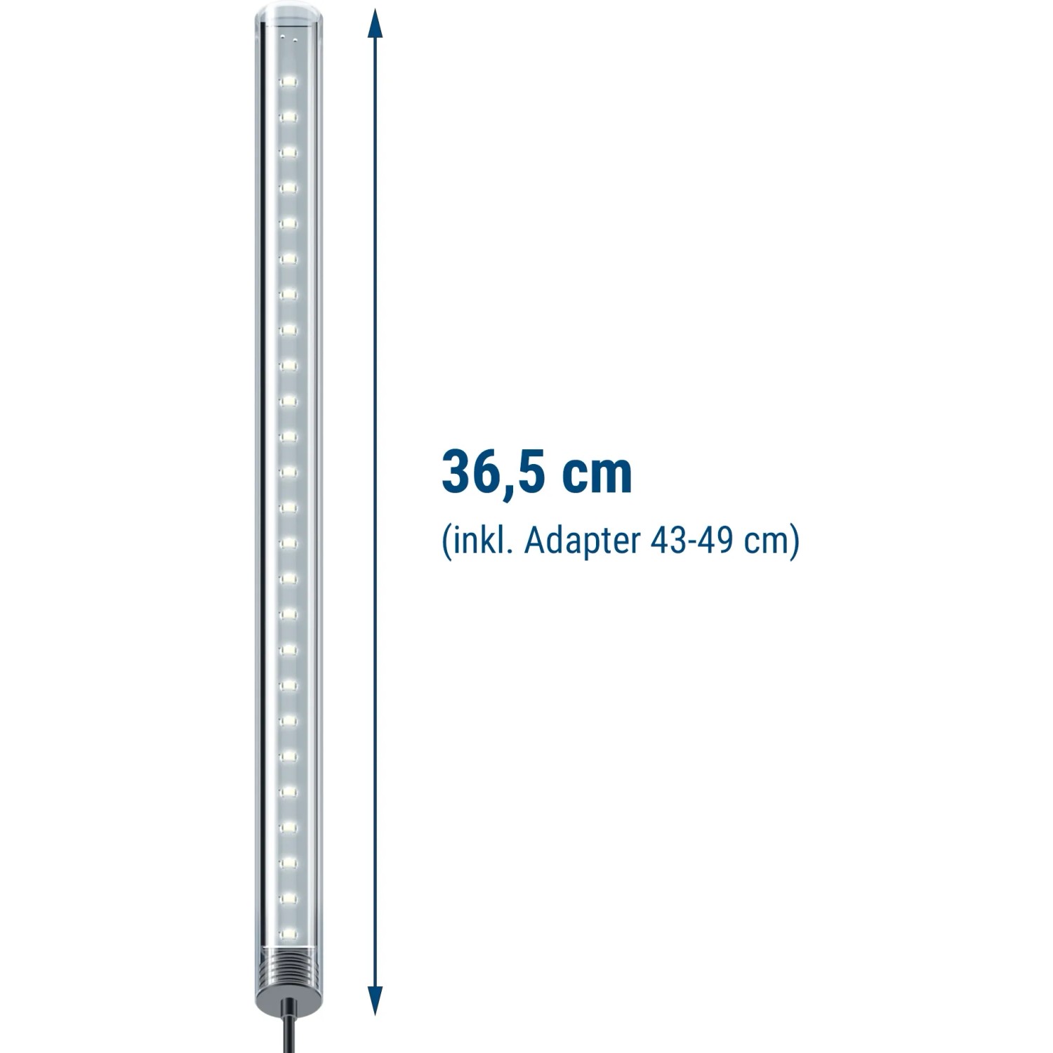 Tetra LED LightWave Single Light 430, Aquarium Beleuchtung mit Adapter, 36,5 cm (43-49 cm inkl. Adapter)