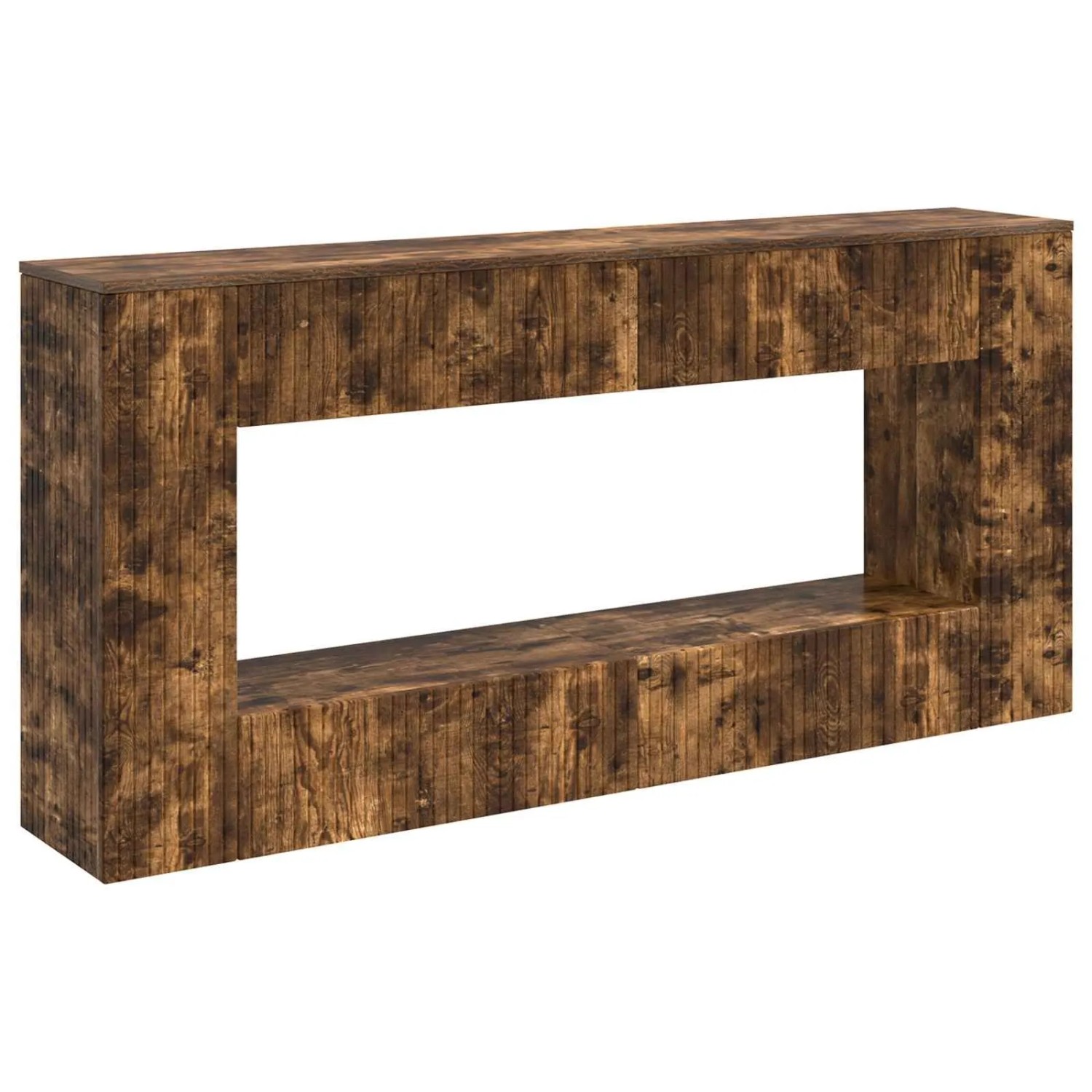 vidaXL Konsolentisch Geräucherte Eiche 155 x 29 x 74 cm Holzwerkstoff 899891