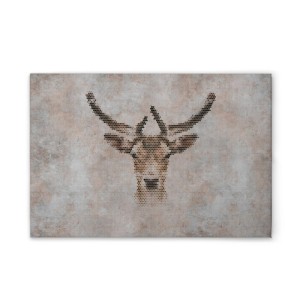 Tadessi Leinwandbild - M1-No.50979 - Big Three Rentier - 90 x 60 cm - Hochformat