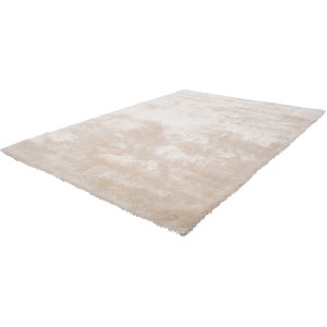 Beiger Hochflorteppich Obsession Curacao Ivory, 60x110 cm, weicher Flor für Wohnräume.