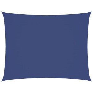 vidaXL Sonnensegel Oxford-Gewebe Rechteckig 3,5x4,5 m Blau 135544