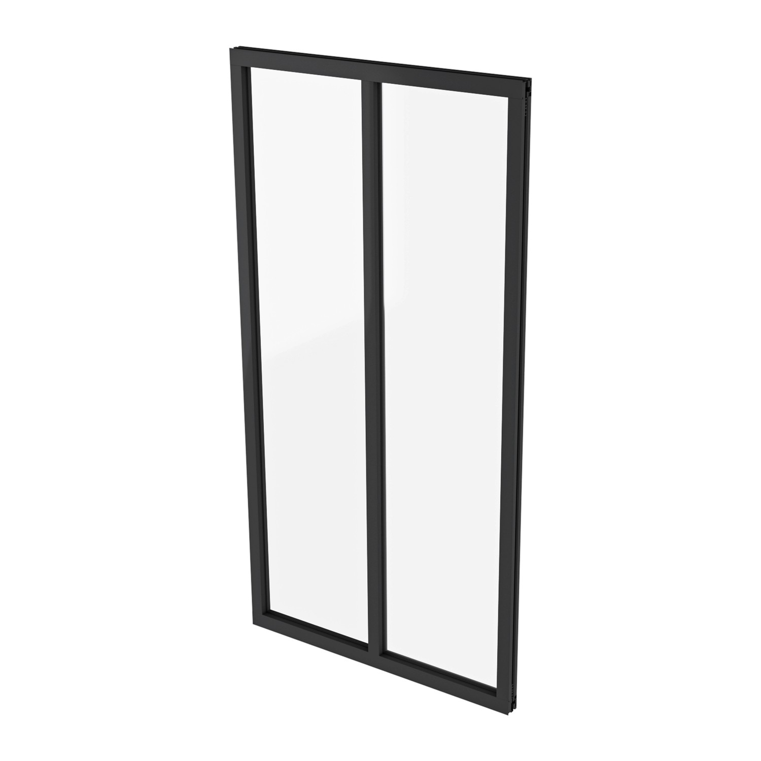 AICA Loftstil Innenfenster Ecklösung 63x108cm Glasfenster Industriestil Zim günstig online kaufen