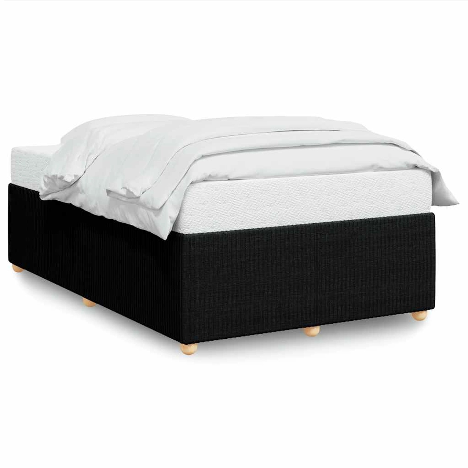 vidaXL Bettgestell ohne Matratze Schwarz 120x200 cm Stoff 3284930 günstig online kaufen