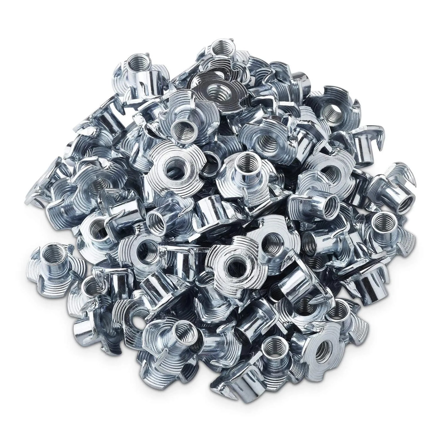 SOTECH 100 Stück Einschlagmuttern M6 x 10 mm