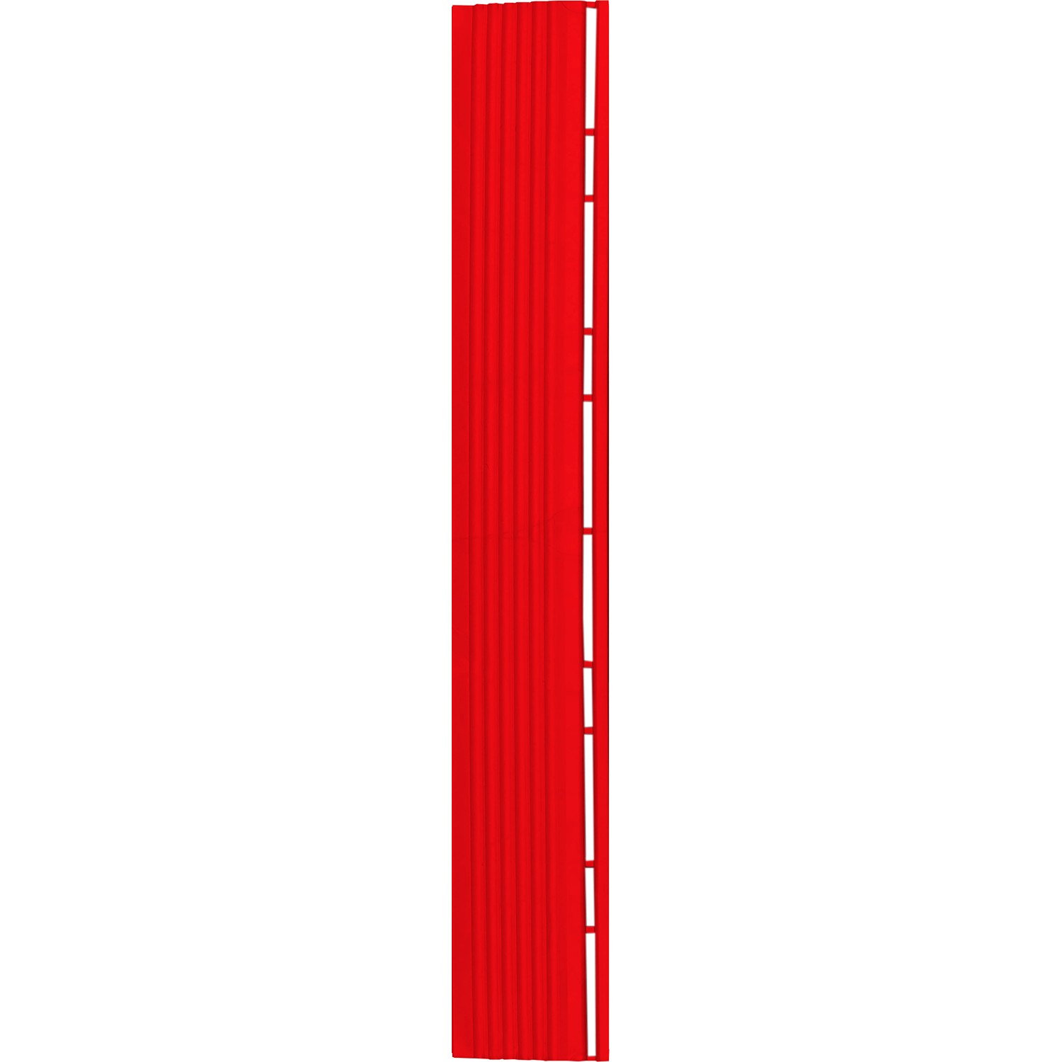 Florco Kunststoff-Seitenteil, rot, 4er-Pack für 40x40 cm Klickfliesen.