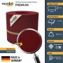 zaunzu Sichtschutz Premium Bordeauxrot, 26m Rolle für Doppelstabmattenzaun.