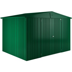 Biohort Metall-Gerätehaus Europa, dunkelgrün, 6,8 m².