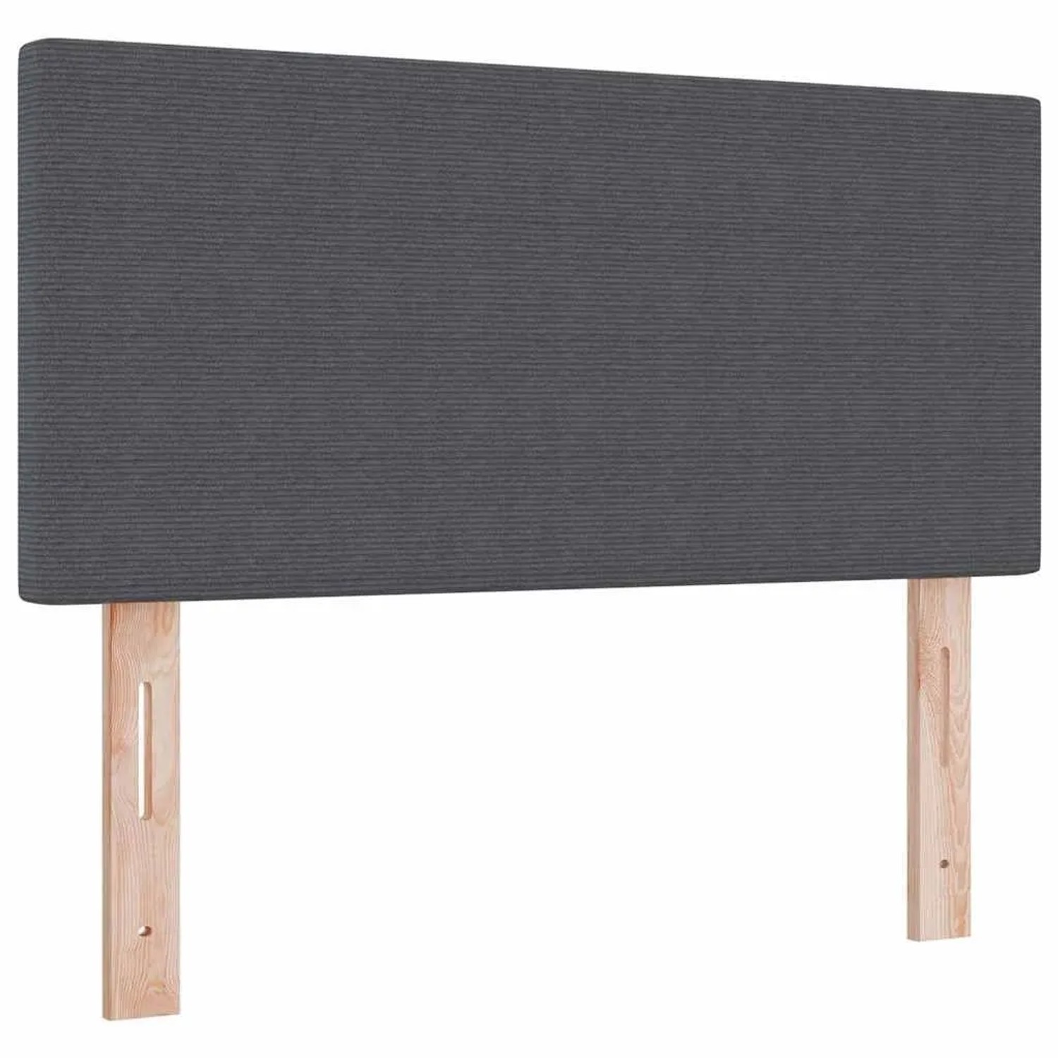 vidaXL Kopfteil mit Kopfteil Dunkelgrau 80 cm Kunstleder 42007042