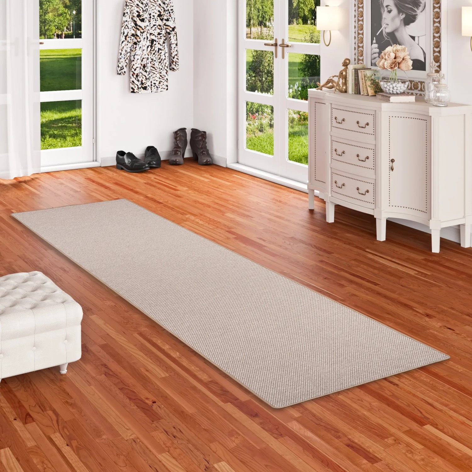 Snapstyle Teppichläufer Bentzon, Karamell, 100x400cm, Flachgewebe. Fußbodenheizungsgeeignet.