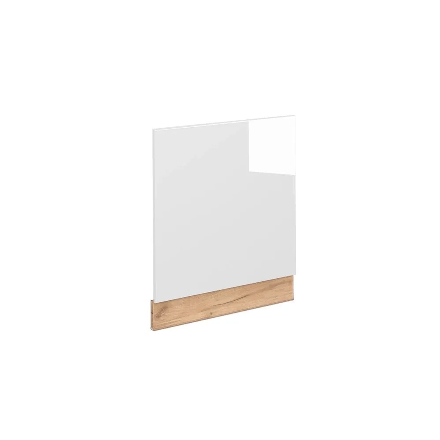 Vicco Frontblende Fame-Line Weiß Hochglanz Goldkraft Eiche 60 cm ohne Arbeitsplatte