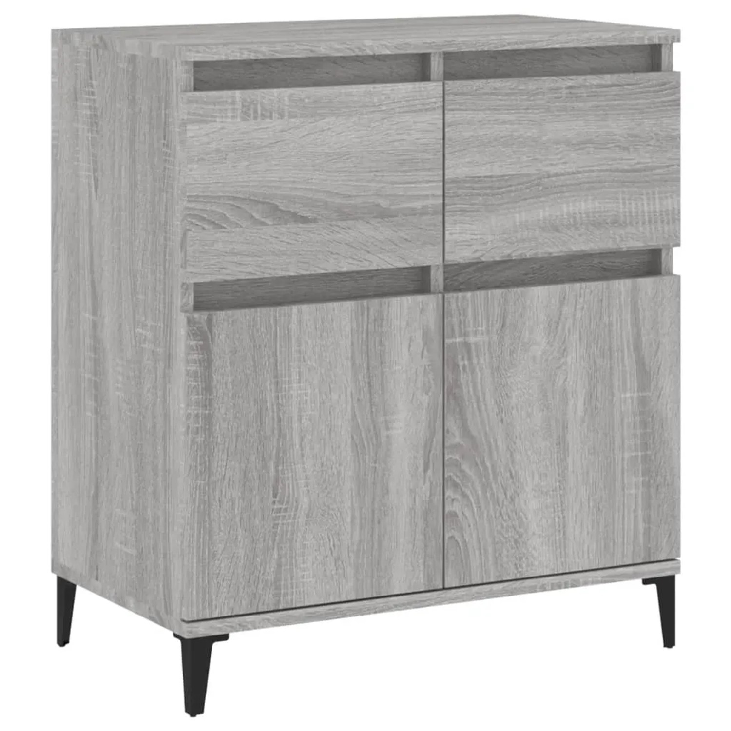 vidaXL Sideboard Grau Sonoma 60x35x70 cm Holzwerkstoff 819690