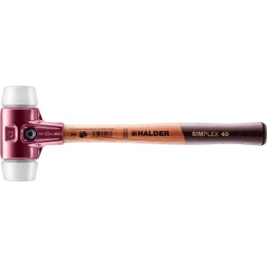 Halder Simplex Schonhammer Ø 40 mm Superplastik mit Tempergussgehäuse