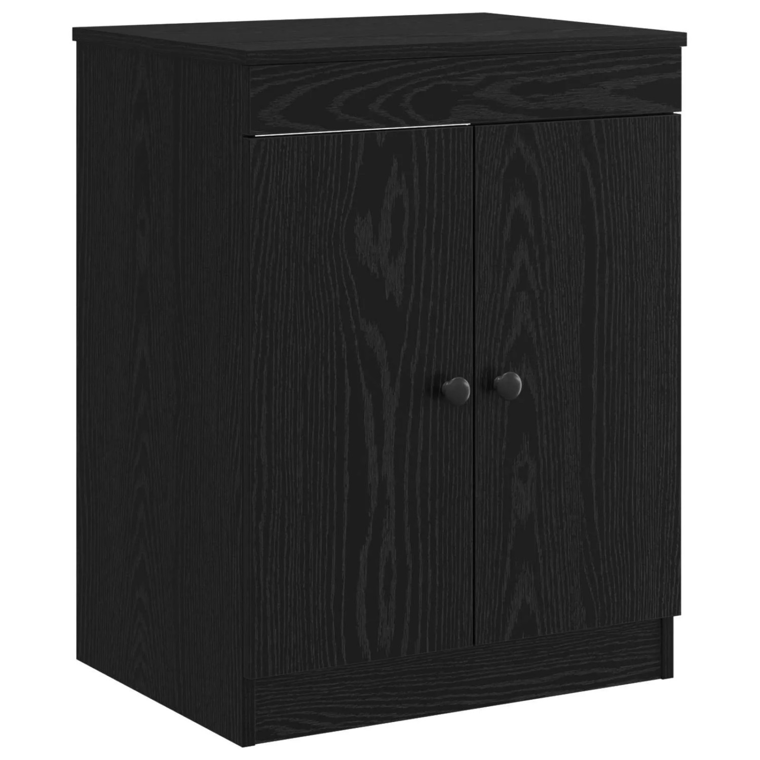 vidaXL Badezimmerschrank Schwarz 54 x 41 x 70 cm Holzwerkstoff 890123