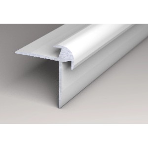 Kronoflooring Außeneckprofil Rock the Wall, Aluminium, silberfarben, 265 cm lang.