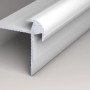 Kronoflooring Außeneckprofil Rock the Wall, Aluminium, silberfarben, 265 cm lang.
