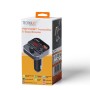 Technaxx FMT1700BT Transmitter in Verpackung. Kabellose Audioübertragung für Auto-Stereoanlage.