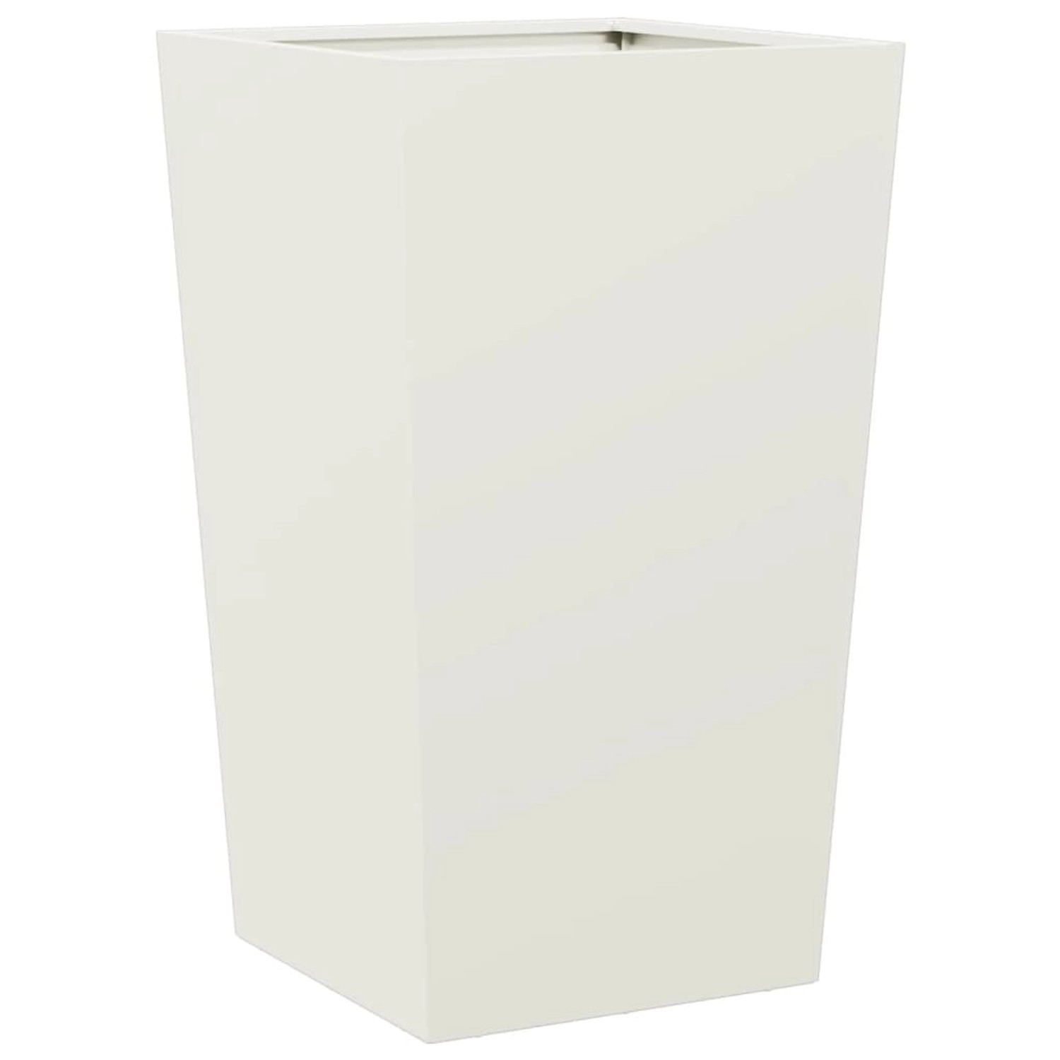 vidaXL Pflanzkübel Weiß 45x45x75 cm Stahl 851096 günstig online kaufen