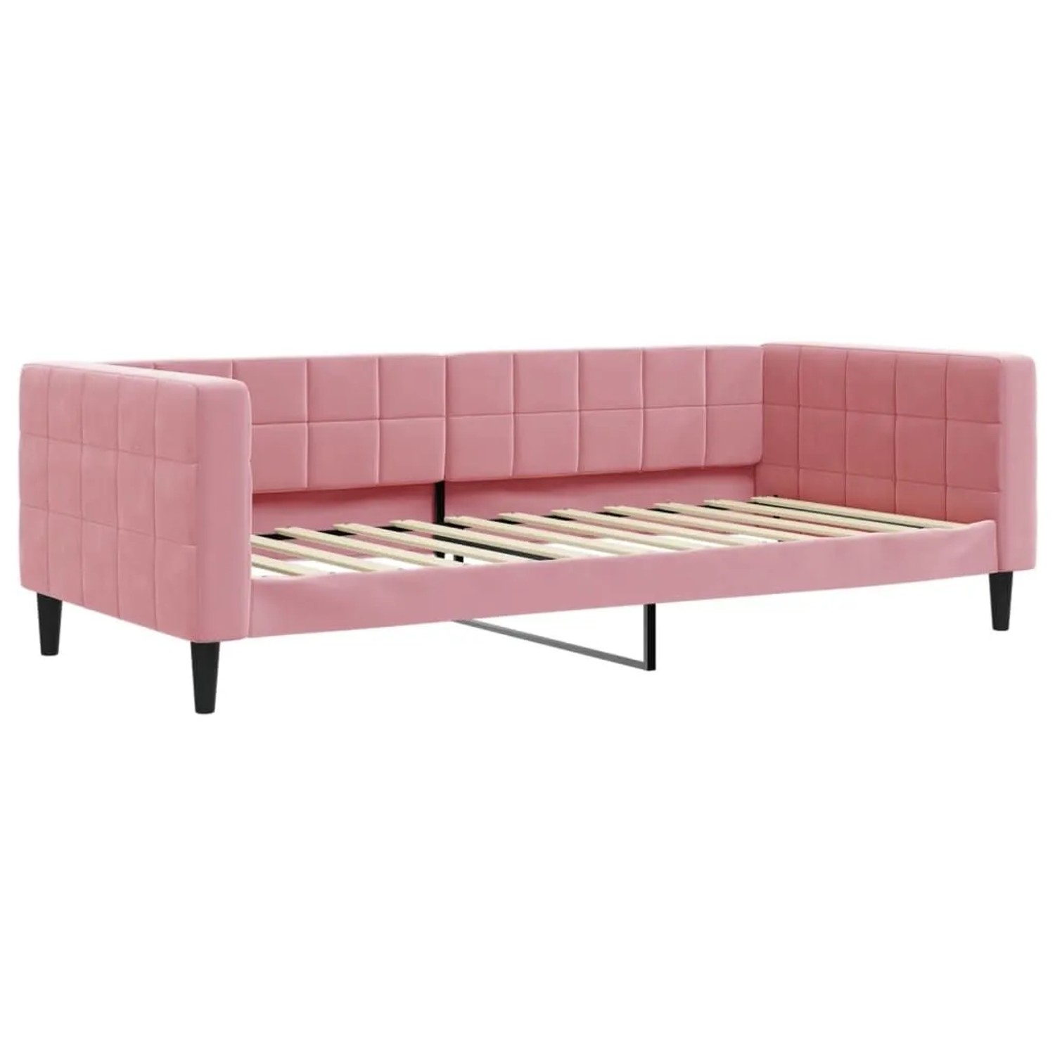 vidaXL Tagesbett Rosa 90x200 cm Samt 354011