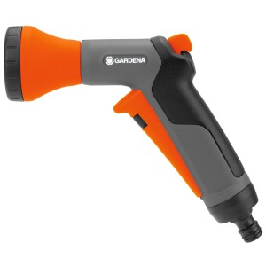 Gardena Bewässerungsbrause, Teil des Schlauchanschluss-Sets für Gartenbewässerung.