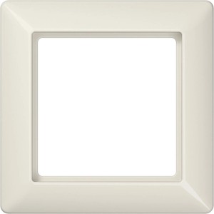 Jung Abdeckrahmen 1-fach AS500, weiß, für Schalter und Steckdosen.