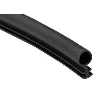 Schwarze Primo Fenster- und Türdichtung SD 26, 2-6 mm, Meterware.