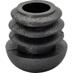 Schwarzer Wagner Gleiter EH 0051 für Stahlrohrmöbel, Ø 1,8 cm, 4er-Set.