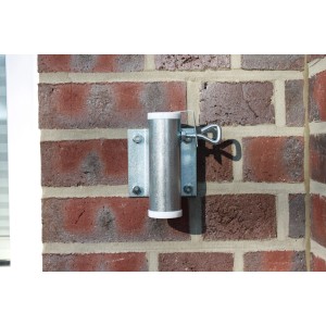 Videx Garden Sonnenschirmhalter Typ D, verzinkt, zur Wandmontage. Schirmständer für sicheren Halt.