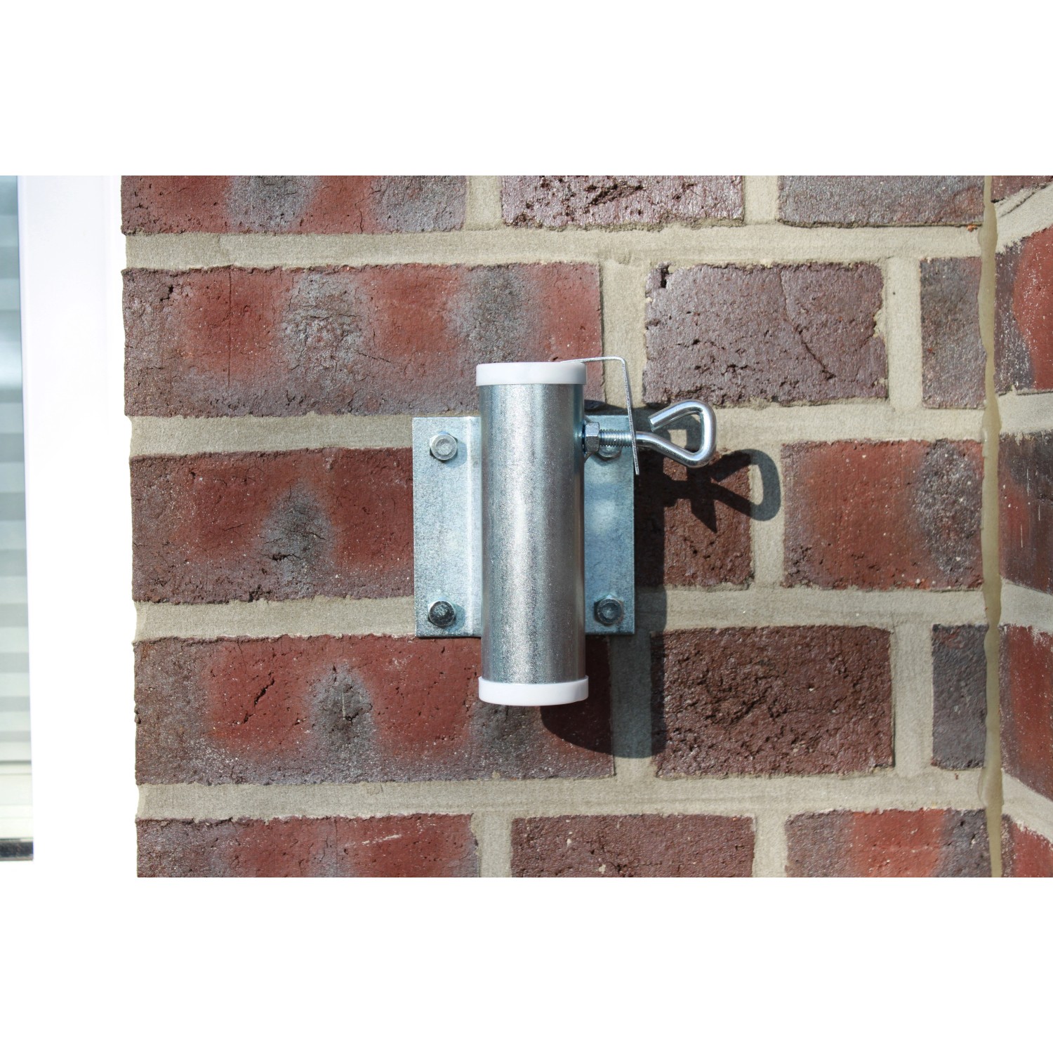 Videx Garden Sonnenschirmhalter Typ D, verzinkt, zur Wandmontage. Schirmständer für sicheren Halt.