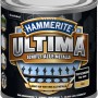 Dose Hammerite Ultima Metallschutzlack, matt, tiefschwarz. Rostschutz, Grundierung und Lack in einem.