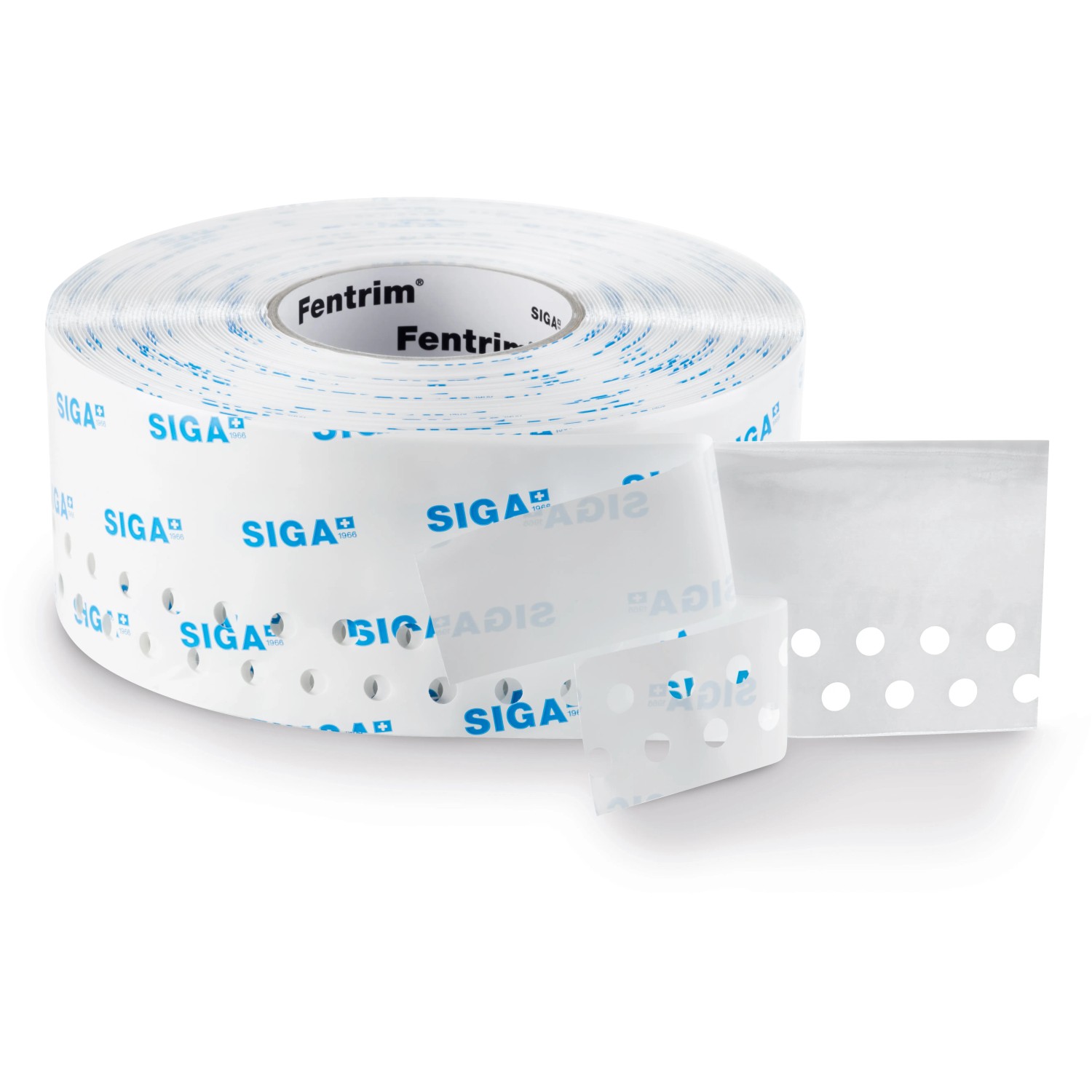 Siga Fentrim 20 Klebeband, 15/85 mm x 15 m Rolle, weiß, für luftdichte Fenster- und Türrahmenverklebung.