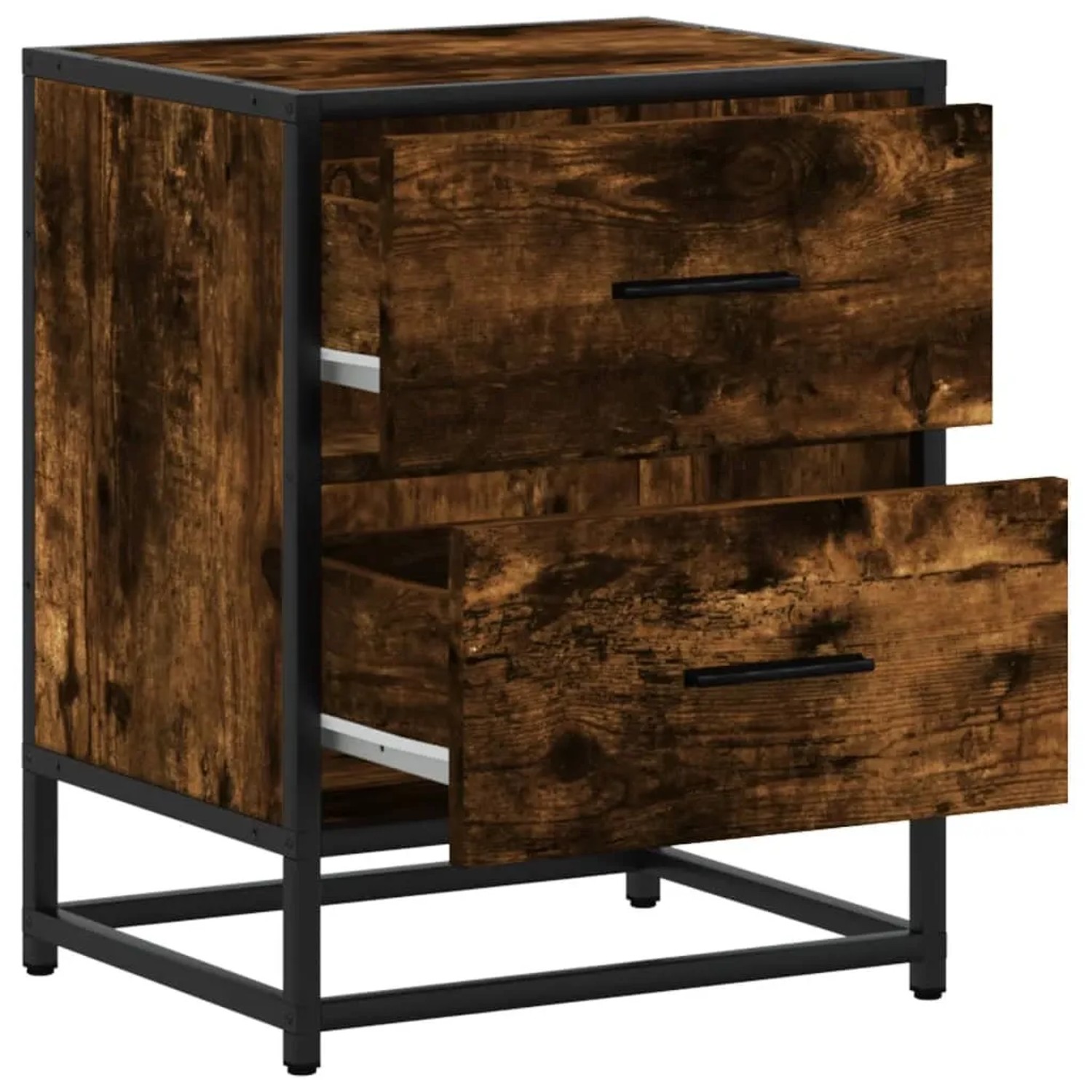 vidaXL Nachttische 2 Stk, Räuchereiche 40x31x50 cm Holzwerkstoff 848679_9