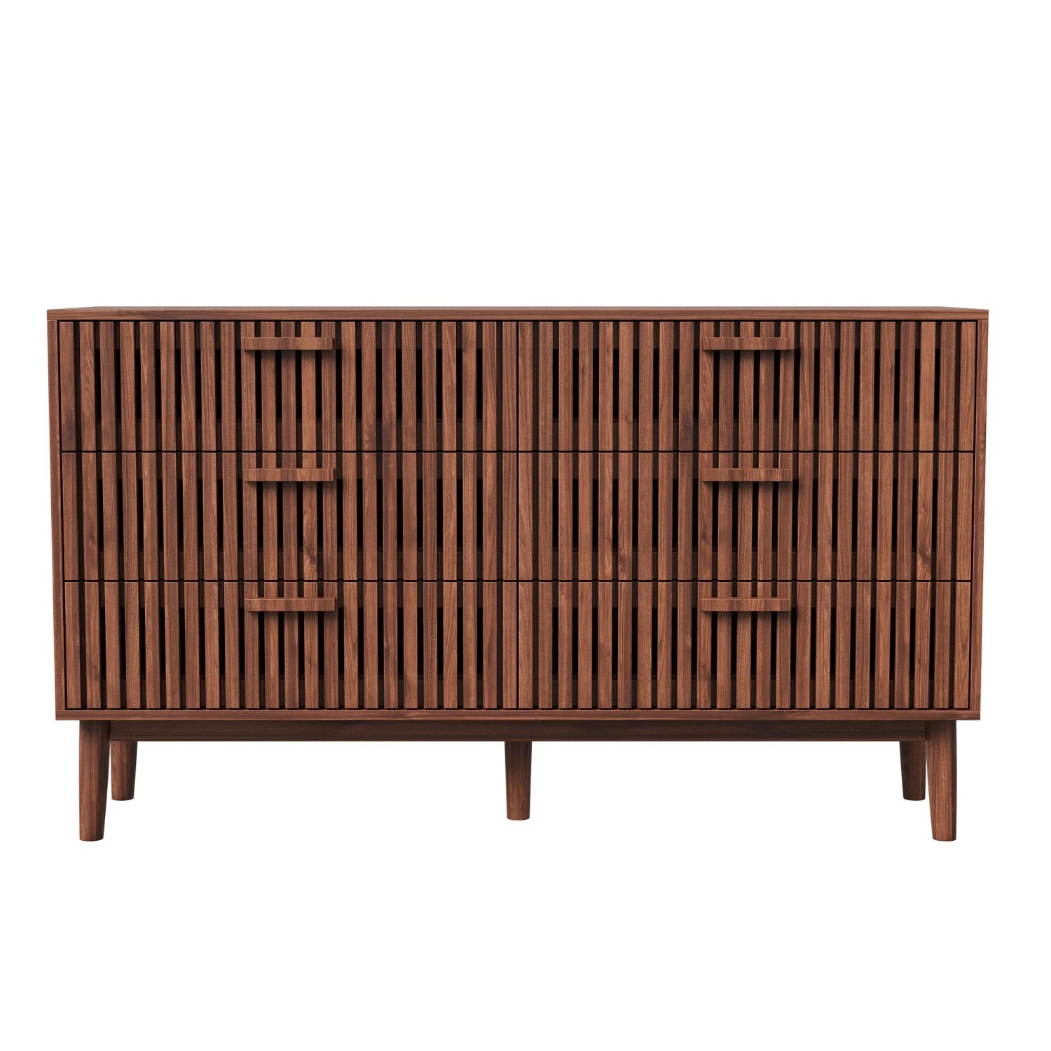 PXloue Kommode Massivholz  mit 6 Schubladen-Sideboard für Wohnzimmer 100x34 günstig online kaufen