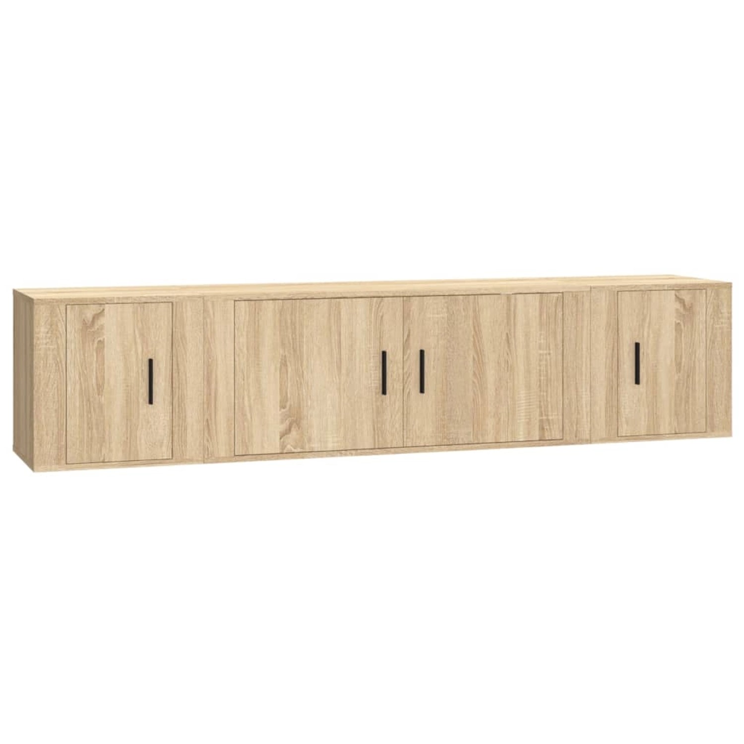 vidaXL 3-Tlg TV-Schrank-Set Sonoma-Eiche Holzwerkstoff 3188417